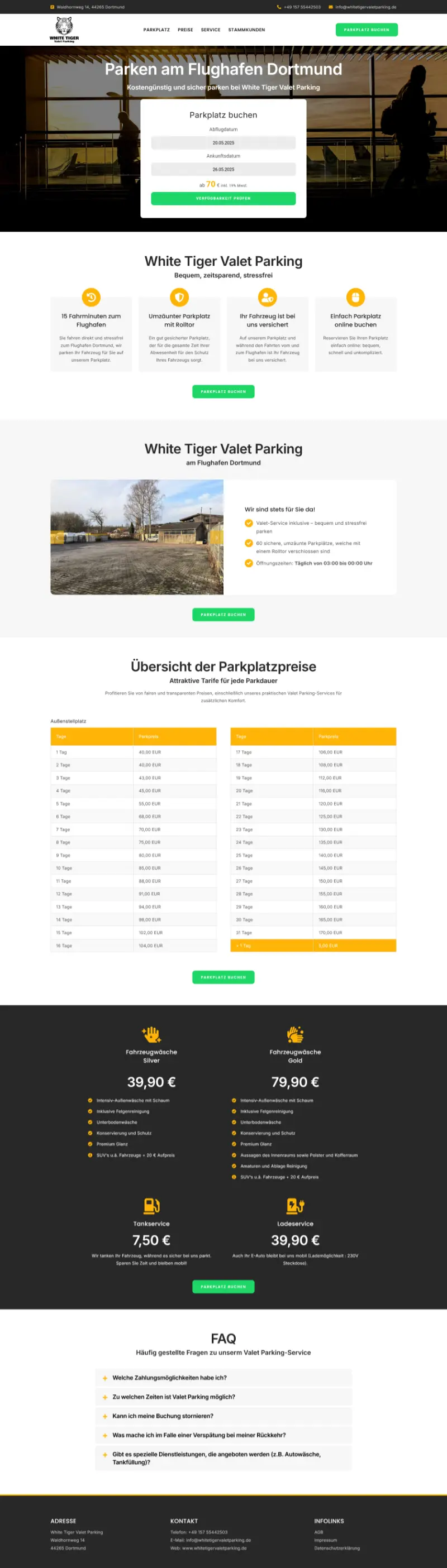 PARKmax® - Referenz - White Tiger Valet Parking