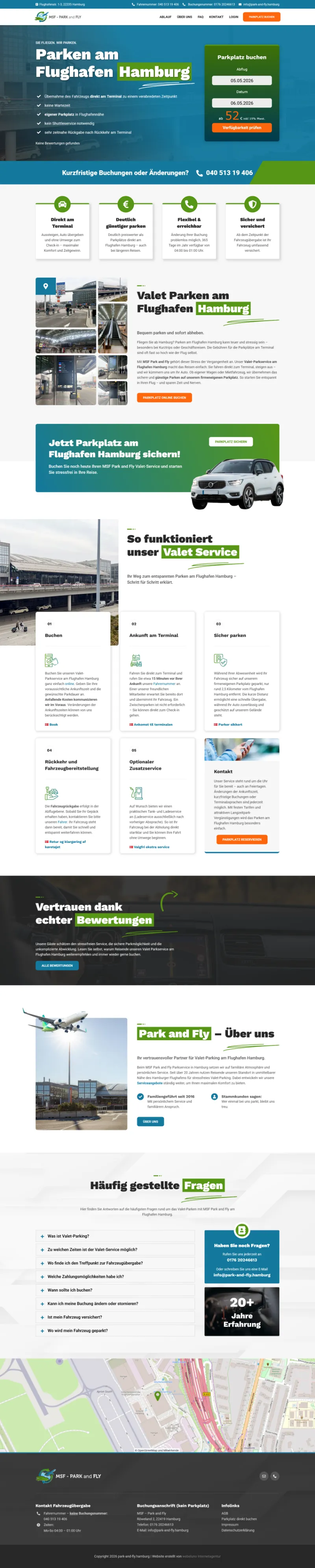 PARKmax® - Referenz - MSF Park and Fly Hamburg